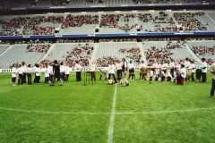 AG Percussion in der Allianz Arena